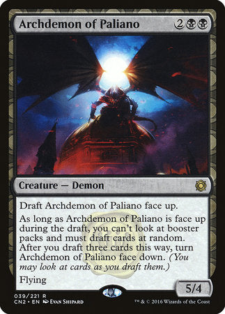 Archdemon of Paliano [Conspiracy: Take the Crown] | Tabernacle Games
