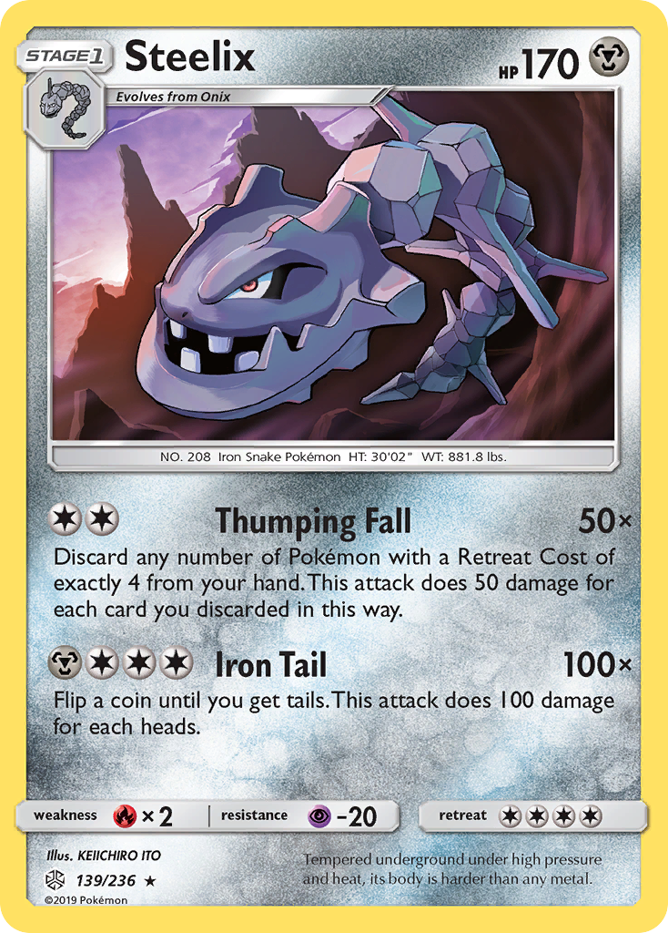 Steelix (139/236) [Sun & Moon: Cosmic Eclipse] | Tabernacle Games