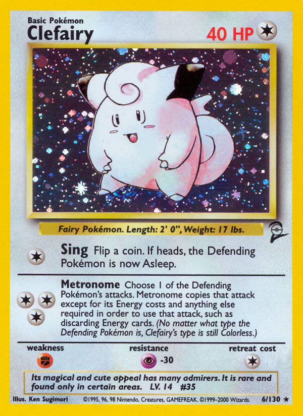 Clefairy (6/130) [Base Set 2] | Tabernacle Games