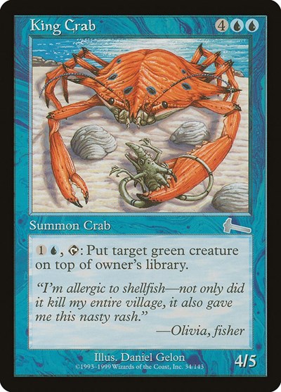 King Crab [Urza's Legacy] | Tabernacle Games