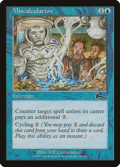 Miscalculation [Urza's Legacy] | Tabernacle Games