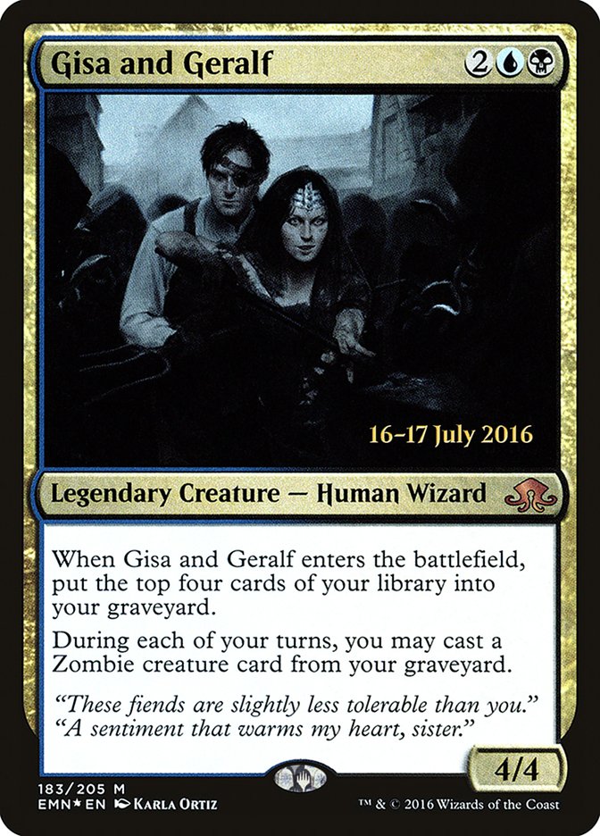Gisa and Geralf  [Eldritch Moon Prerelease Promos] | Tabernacle Games