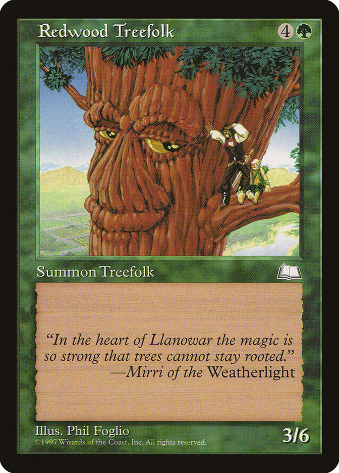 Redwood Treefolk [Weatherlight] | Tabernacle Games