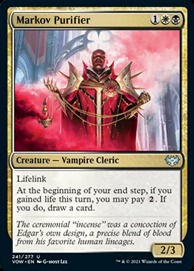 Markov Purifier [Innistrad: Crimson Vow] | Tabernacle Games