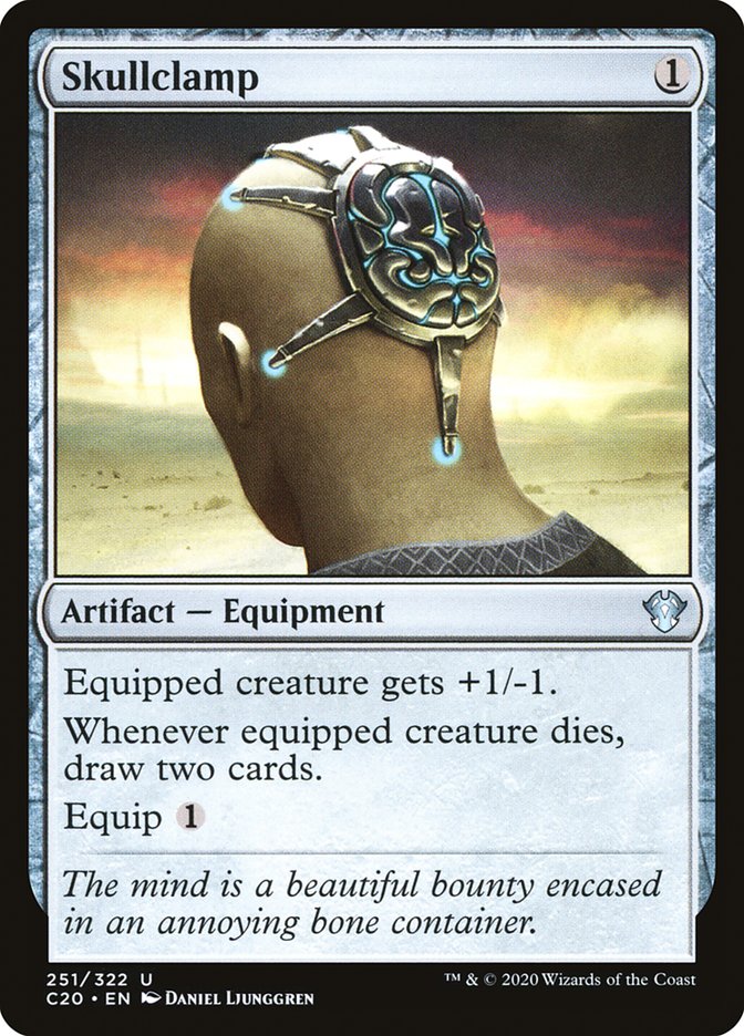 Skullclamp [Commander 2020] | Tabernacle Games
