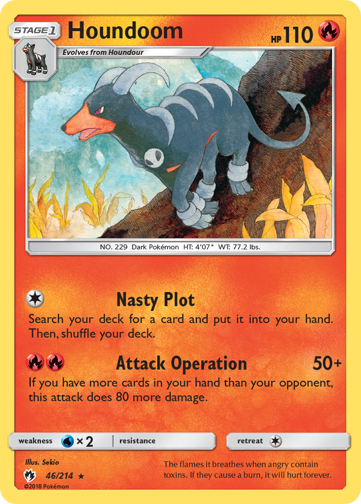 Houndoom (46/214) [Sun & Moon: Lost Thunder] | Tabernacle Games