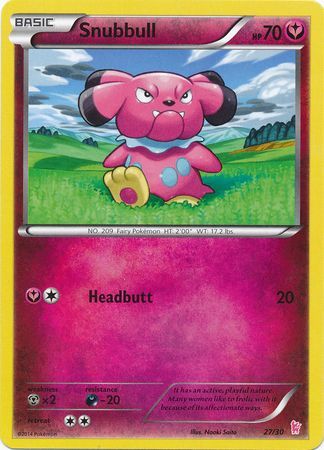 Snubbull (27/30) [XY: Trainer Kit - Sylveon] | Tabernacle Games