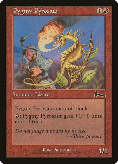 Pygmy Pyrosaur [Urza's Legacy] | Tabernacle Games