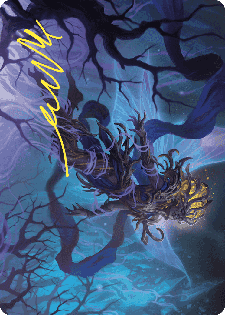 Sleep-Cursed Faerie Art Card (Gold-Stamped Signature) [Wilds of Eldraine Art Series] | Tabernacle Games