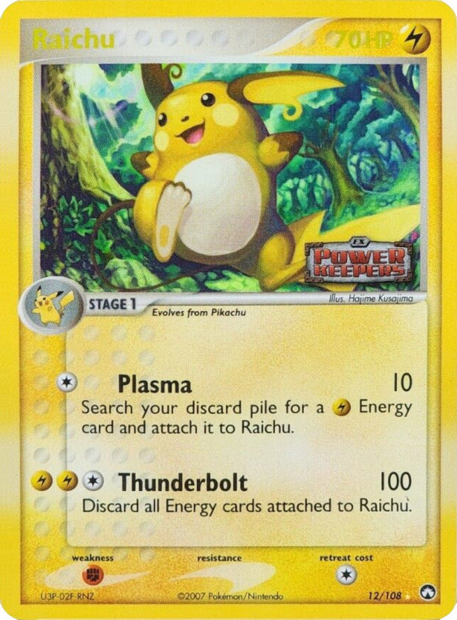 Raichu (12/108) (Stamped) [EX: Power Keepers] | Tabernacle Games