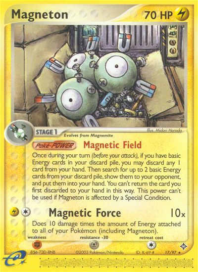 Magneton (17/97) [EX: Dragon] | Tabernacle Games