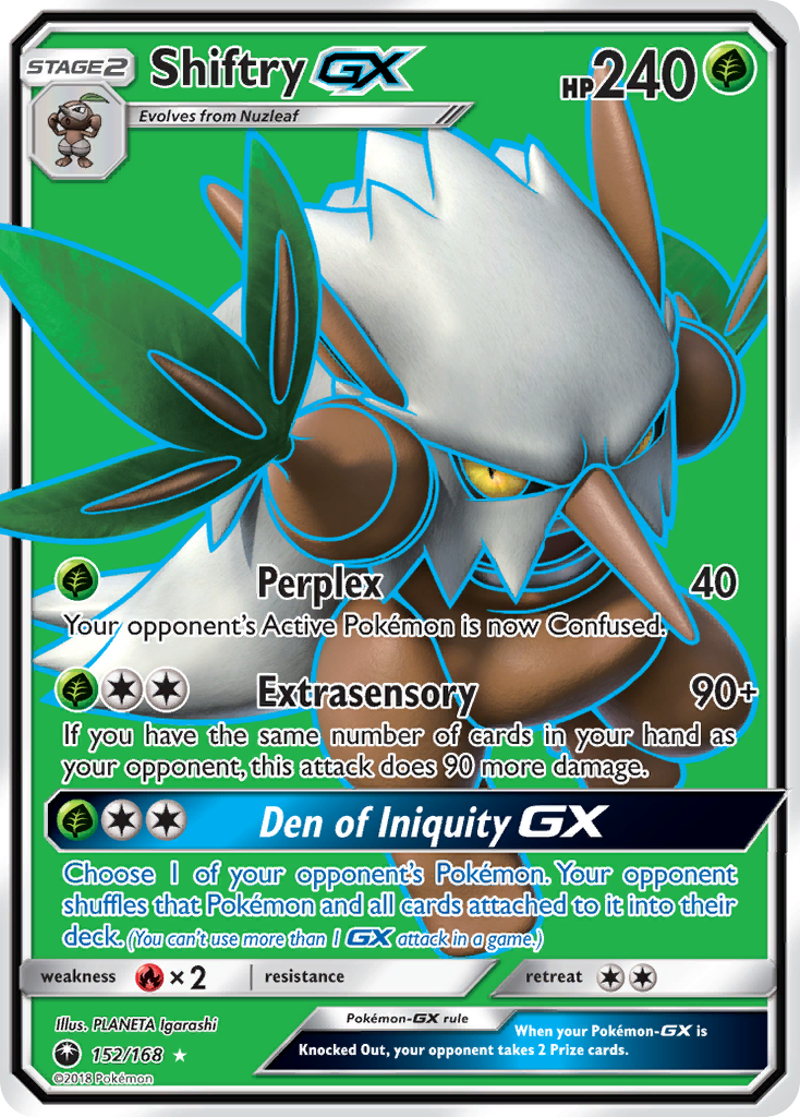 Shiftry GX (152/168) [Sun & Moon: Celestial Storm] | Tabernacle Games