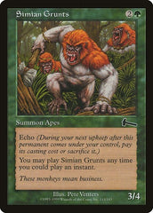 Simian Grunts [Urza's Legacy] | Tabernacle Games