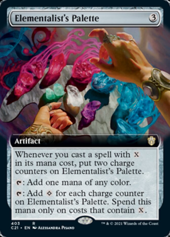 Elementalist's Palette (Extended) [Commander 2021] | Tabernacle Games