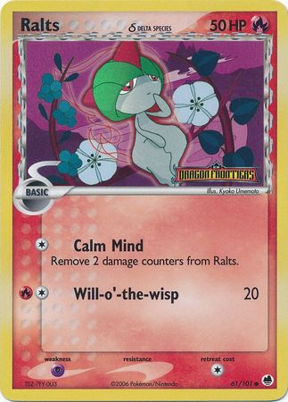 Ralts (61/101) (Delta Species) (Stamped) [EX: Dragon Frontiers] | Tabernacle Games