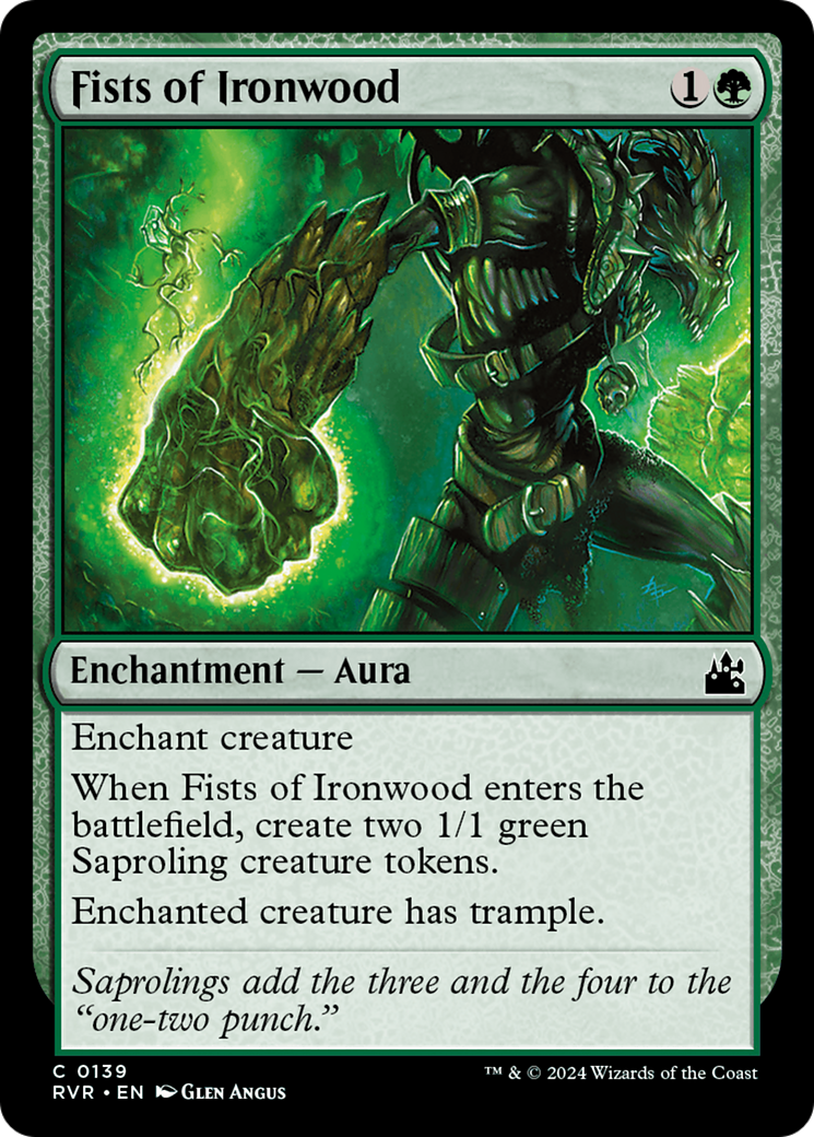 Fists of Ironwood [Ravnica Remastered] | Tabernacle Games