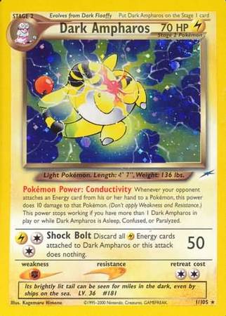 Dark Ampharos (1/105) [Neo Destiny Unlimited] | Tabernacle Games