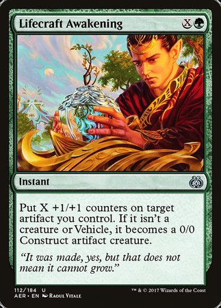 Lifecraft Awakening [Aether Revolt] | Tabernacle Games