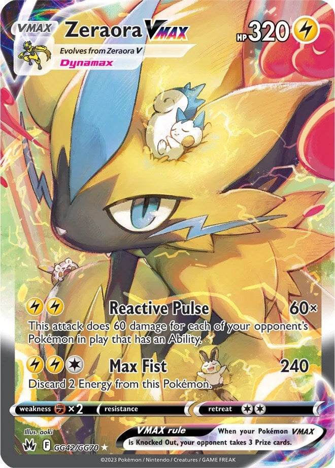 Zeraora VMAX (GG42/GG70) [Sword & Shield: Crown Zenith] | Tabernacle Games