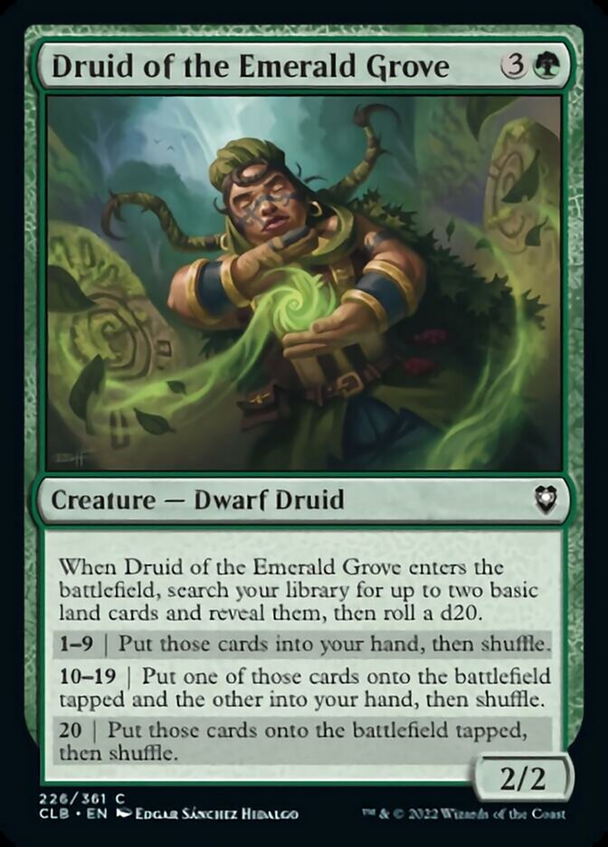 Druid of the Emerald Grove [Commander Legends: Battle for Baldur's Gate] | Tabernacle Games