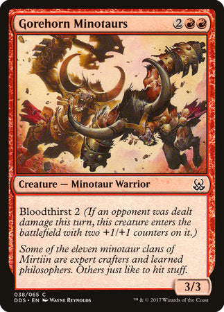 Gorehorn Minotaurs [Duel Decks: Mind vs. Might] | Tabernacle Games