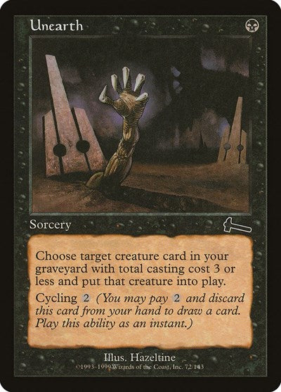 Unearth [Urza's Legacy] | Tabernacle Games