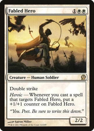 Fabled Hero [Theros] | Tabernacle Games