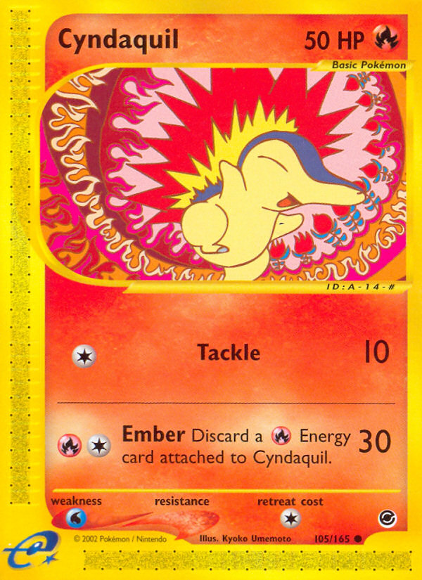 Cyndaquil (105/165) [Expedition: Base Set] | Tabernacle Games