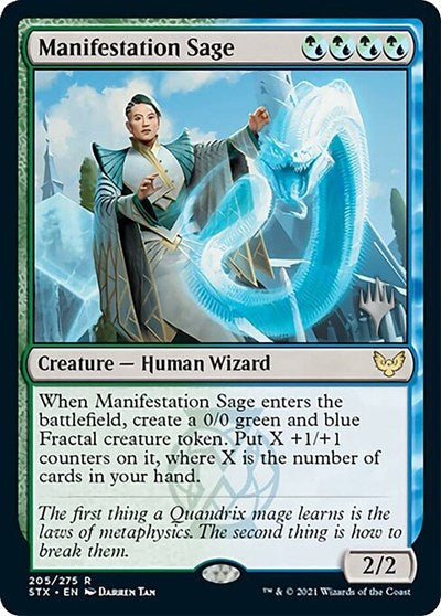Manifestation Sage (Promo Pack) [Strixhaven: School of Mages Promos] | Tabernacle Games