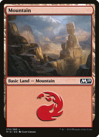 Mountain (274) [Core Set 2019] | Tabernacle Games