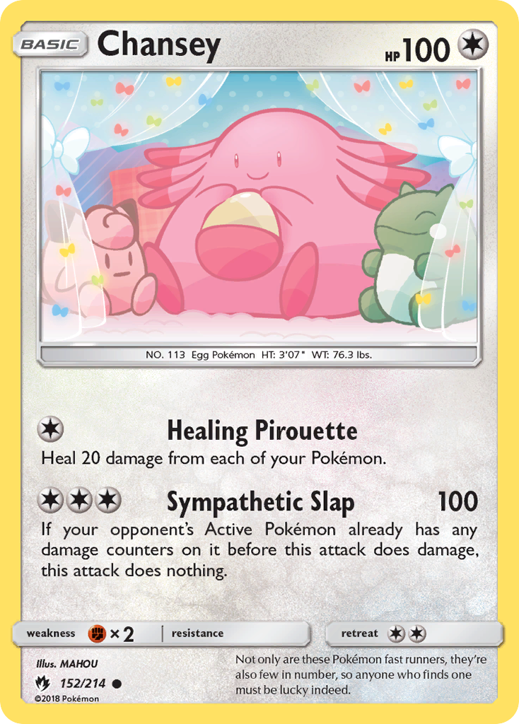 Chansey (152/214) [Sun & Moon: Lost Thunder] | Tabernacle Games