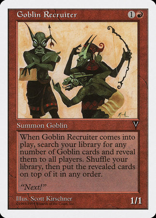 Goblin Recruiter [Anthologies] | Tabernacle Games