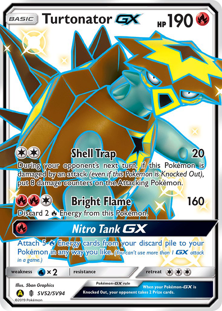 Turtonator GX (SV52/SV94) [Sun & Moon: Hidden Fates - Shiny Vault] | Tabernacle Games