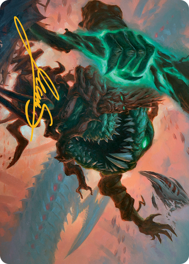 Yargle and Multani Art Card (Gold-Stamped Signature) [March of the Machine Art Series] | Tabernacle Games