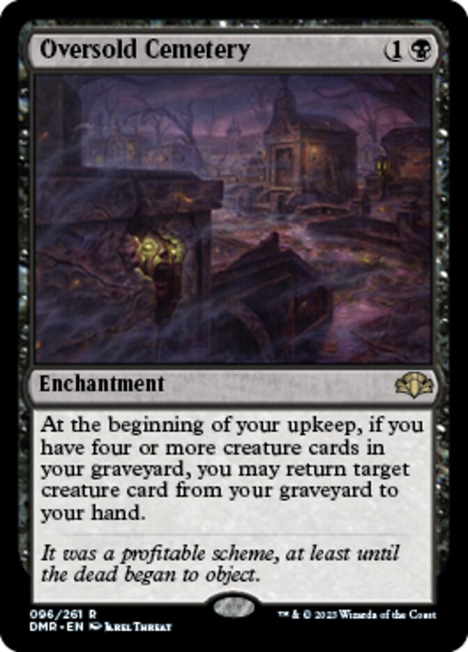Oversold Cemetery [Dominaria Remastered] | Tabernacle Games