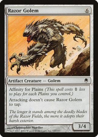 Razor Golem [Darksteel] | Tabernacle Games