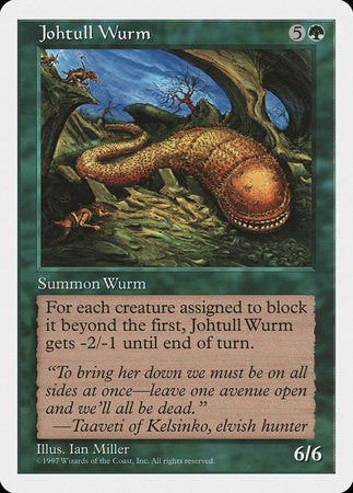 Johtull Wurm [Fifth Edition] | Tabernacle Games