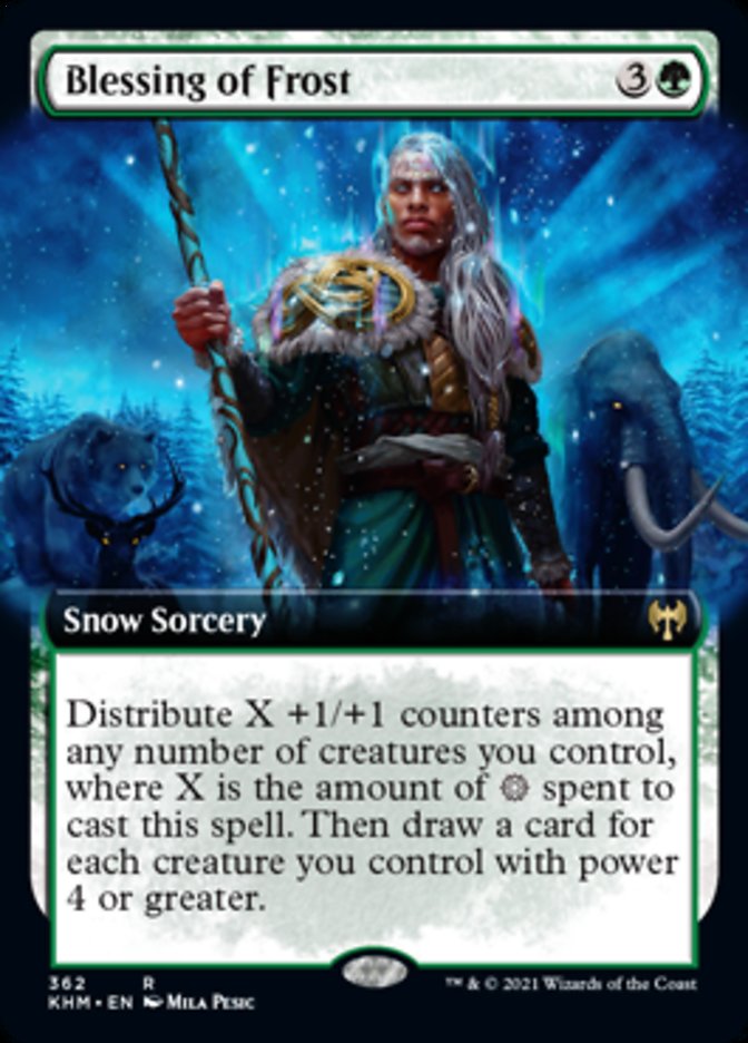 Blessing of Frost (Extended Art) [Kaldheim] | Tabernacle Games