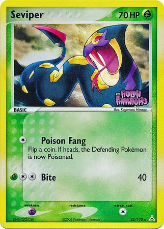 Seviper (32/110) (Stamped) [EX: Holon Phantoms] | Tabernacle Games