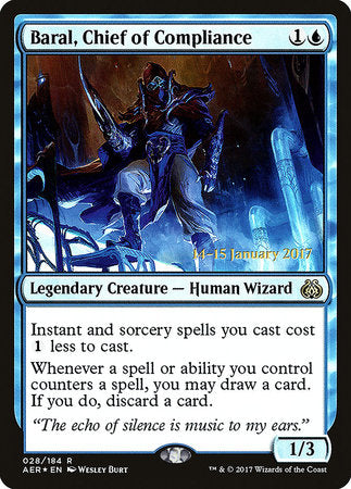 Baral, Chief of Compliance [Aether Revolt Promos] | Tabernacle Games