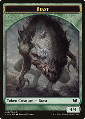 Beast // Snake (017) Double-Sided Token [Commander 2015 Tokens] | Tabernacle Games