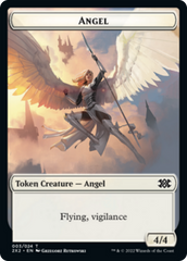 Zombie // Angel Double-sided Token [Double Masters 2022 Tokens] | Tabernacle Games