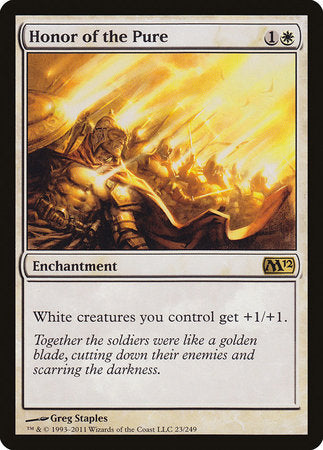 Honor of the Pure [Magic 2012] | Tabernacle Games