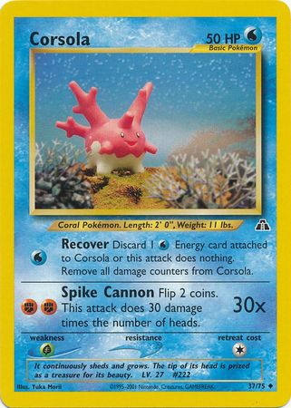 Corsola (37/75) [Neo Discovery Unlimited] | Tabernacle Games