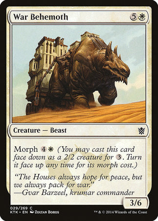 War Behemoth [Khans of Tarkir] | Tabernacle Games