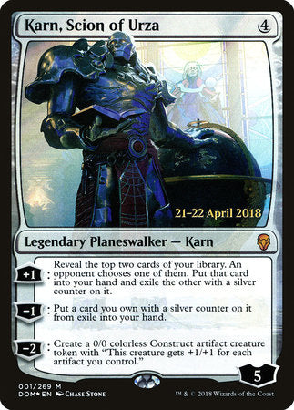 Karn, Scion of Urza [Dominaria Promos] | Tabernacle Games