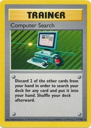 Computer Search (71/102) [Base Set Shadowless Unlimited] | Tabernacle Games