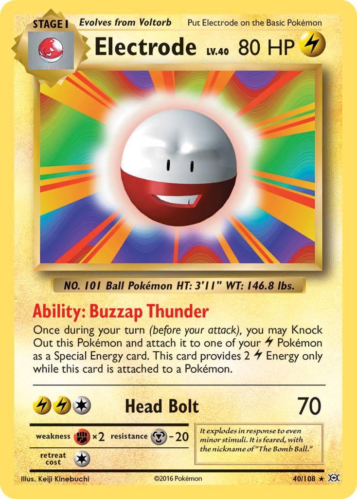 Electrode (40/108) [XY: Evolutions] | Tabernacle Games