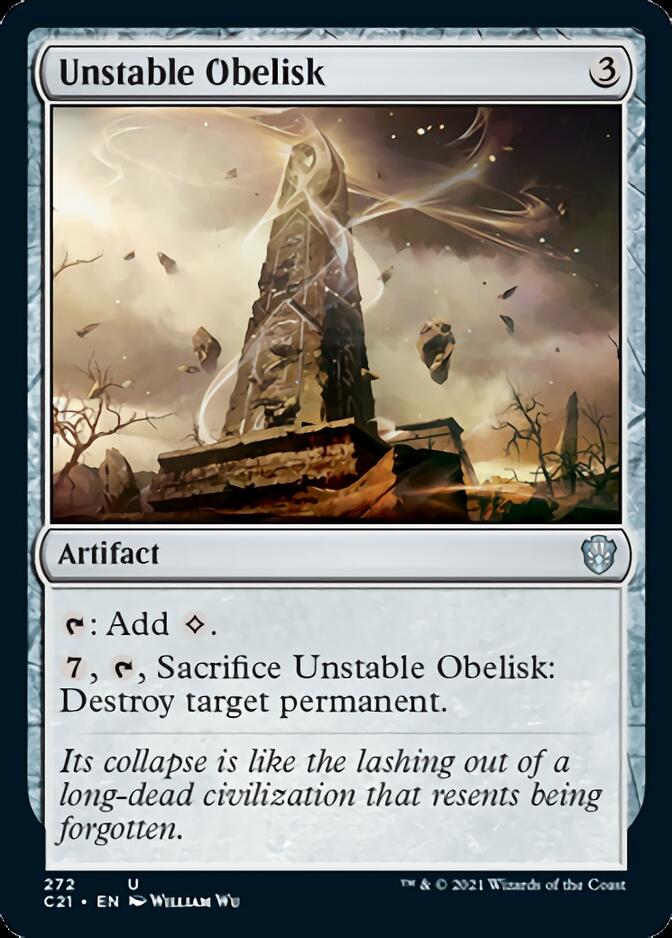 Unstable Obelisk [Commander 2021] | Tabernacle Games