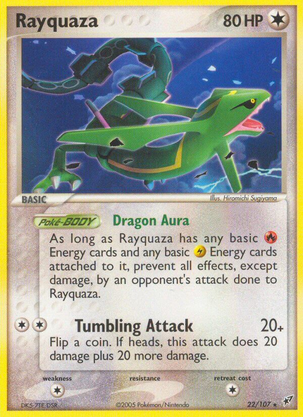 Rayquaza (22/107) (Theme Deck Exclusive) [EX: Deoxys] | Tabernacle Games